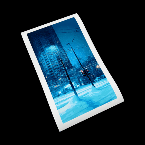 Limited Traffic Light Print