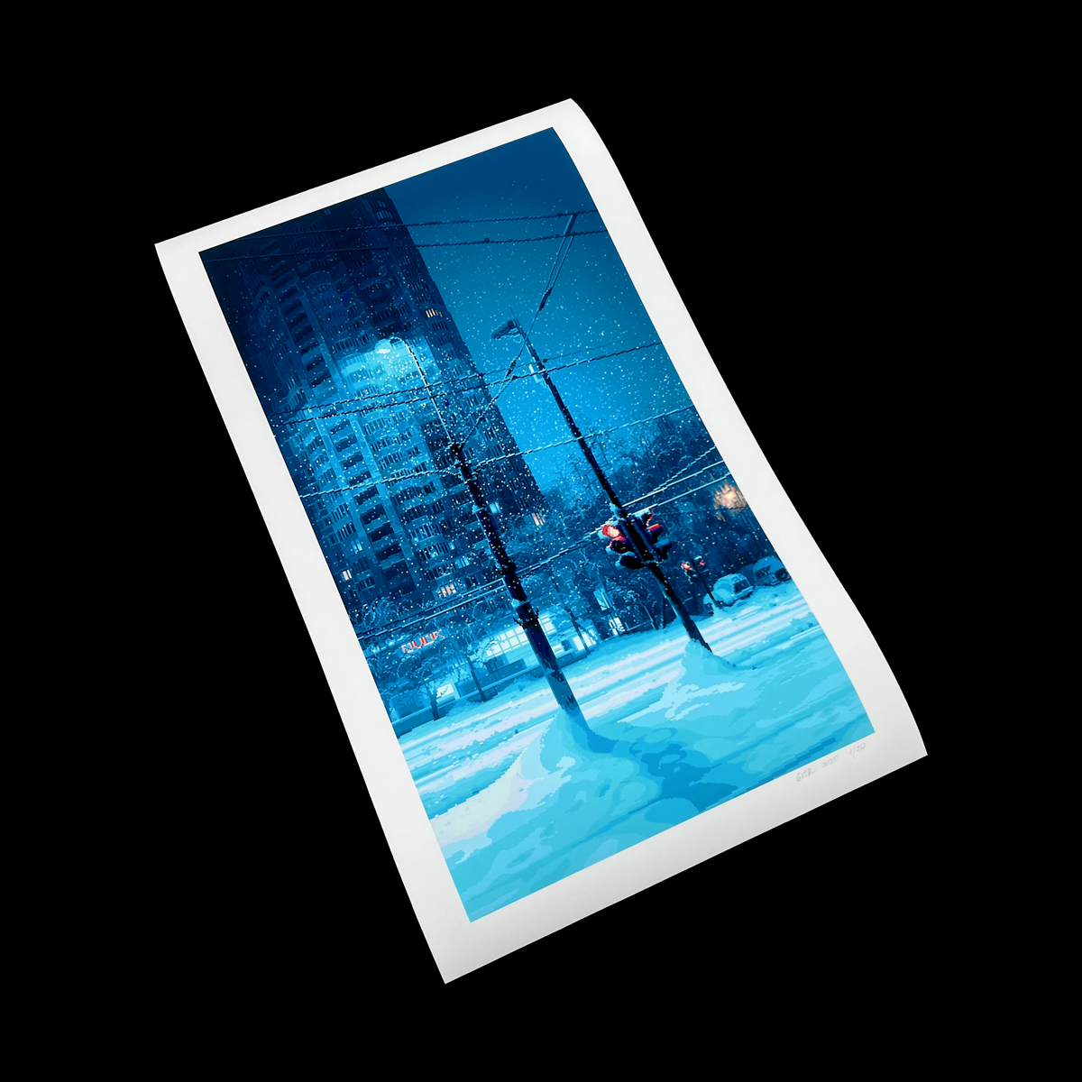 Limited Traffic Light Print